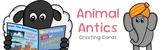 Animal Antics Greeting Cards