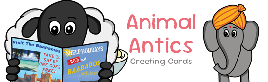 Animal Antics Greeting Cards
