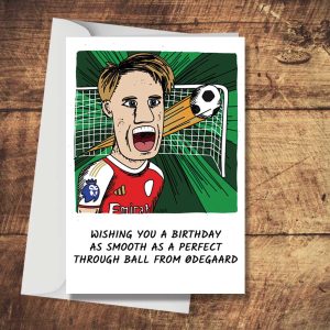 Odegaad Football Greetings Card